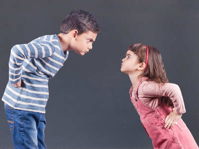 “My son hits my daughter!”