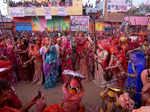 Lathmar Holi celebrated with fervour in Mathura