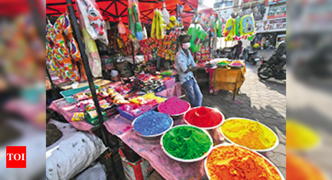 Holi Spirit Fades In Bhopal Amid Covid Curbs Bhopal News Times Of India