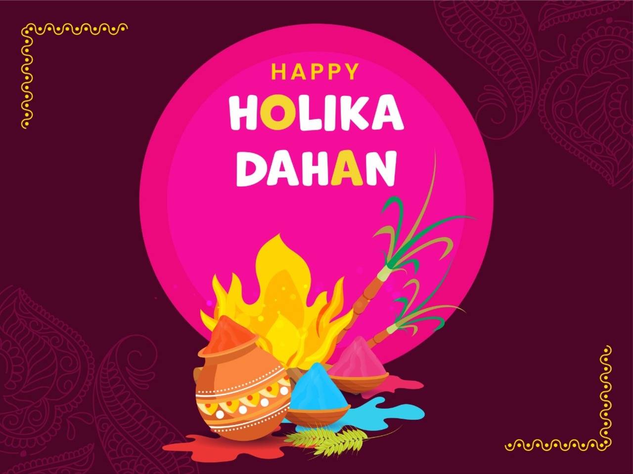 Happy Holika Dahan 2020: Images, Wishes, Whatsapp DP, Status, Quotes,  Messages, Greetings & Shayari