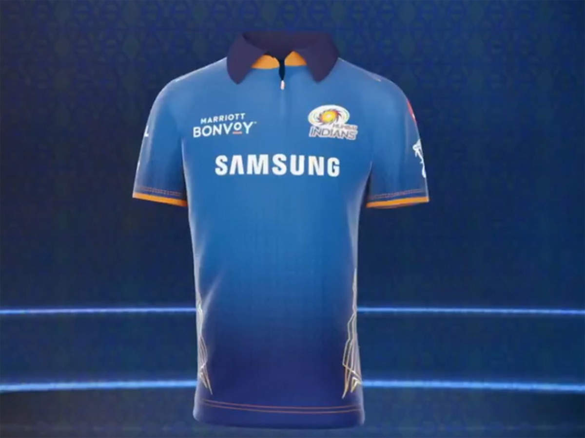 Mumbai Indians Unveil New Jersey For Ipl 21 Cricket News Times Of India