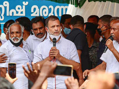 Rahul offers prayers at Erumeli Ayyappa temple, Vavar shrine, attacks BJP-RSS and LDF in poll-bound Kerala