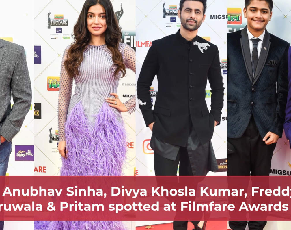 
Anubhav Sinha, Divya Khosla Kumar, Freddy Daruwala & Pritam spotted at Filmfare Awards 2021
