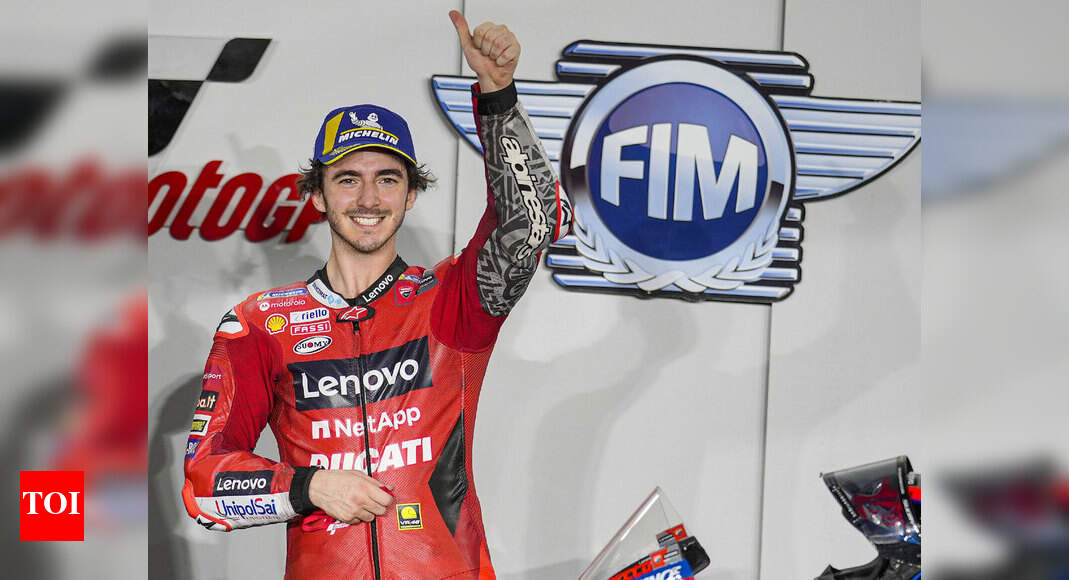 MotoGP: Francesco Bagnaia takes pole at MotoGP opener in Qatar with new ...
