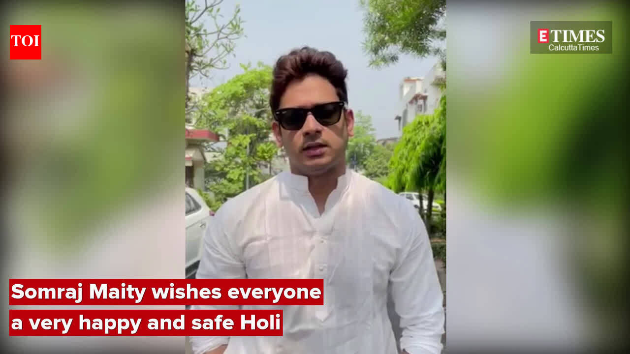Somraj Maity wishes everyone a very happy and safe Holi