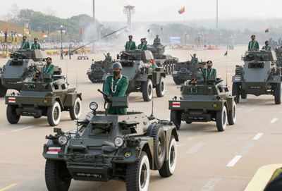 Amid crackdown, India & 7 other countries attend Myanmar military parade