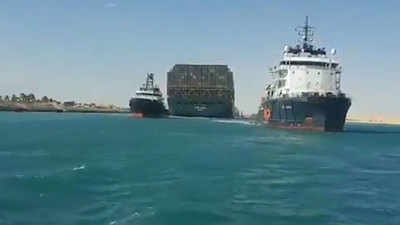 Suez Canal blockage ends after grounded container ship Ever Given refloated