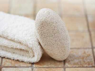 Pumice stone for softer, crack-free feet