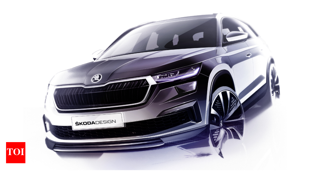 Skoda Kodiaq: 2021 Skoda Kodiaq teased, unveil on April 13 – Times of India