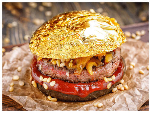 This 24 Karat Gold Burger In Colombia Is Every Tourist S Delight The Times Of India