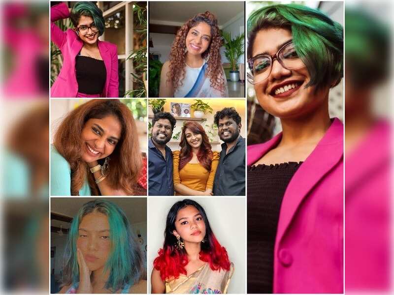 Mollywood celebs turn heads with bright hair colours | Malayalam Movie News - Times of India Mollywood celebs turn heads with bright hair colours | Malayalam Movie News - Times of India