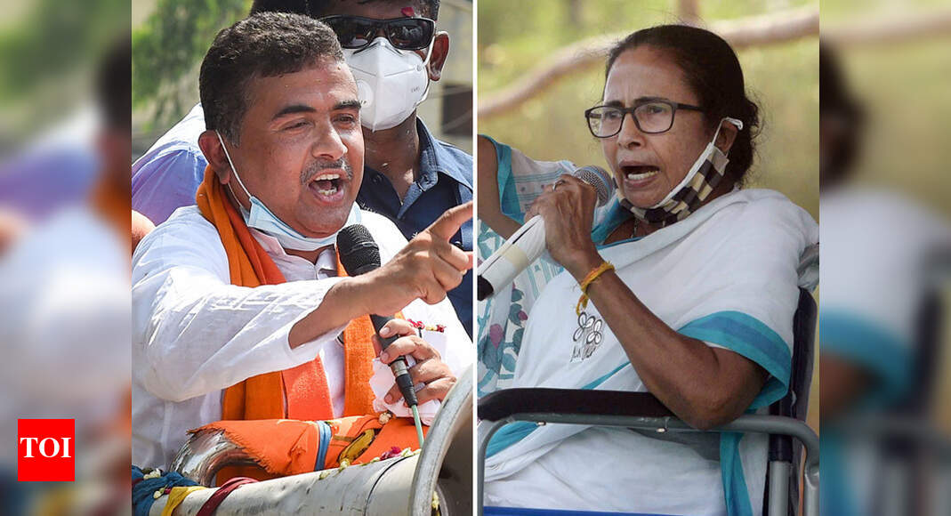 West Bengal polls: Second phase campaigning ends, all eyes on Mamata vs Suvendu in Nandigram - Times of India