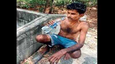 Bengaluru: Not ready to quit drinking, man climbs tree, threatens suicide