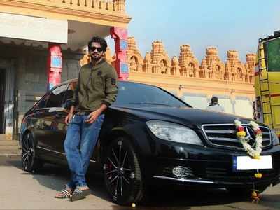Kannadati actor Kiran Raj gifts himself a swanky car