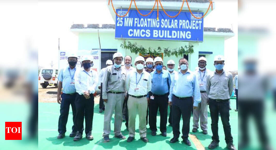 Andhra Pradesh's single largest floating solar project launched at NTPC ...