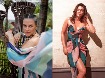 Colour-blocking in candy hues is trending