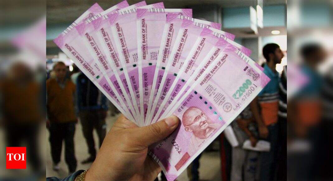 Rupee Posts First Quarterly Fall In Four As Dollar Rallies Times Of India