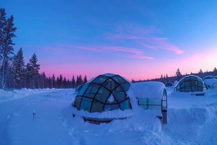 Stay in an igloo