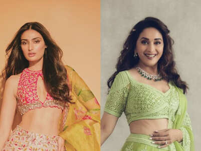 Celeb-inspired lehengas