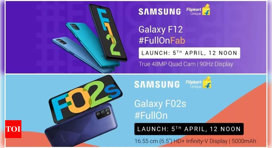 Samsung to launch Samsung Galaxy F12, F02 in India on April 5; will be available on Flipkart