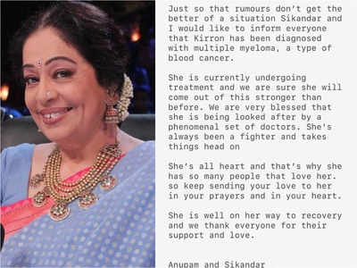 Kirron Kher diagnosed with multiple myeloma: Know all about the signs and symptoms