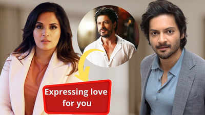 Richa Chadha's love for Shah Rukh Khan makes boyfriend Ali Fazal jealous; fans react