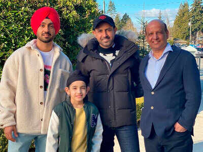 Gippy Grewal’s son Gurfateh finishes the shoot of ‘Honsla Rakh’