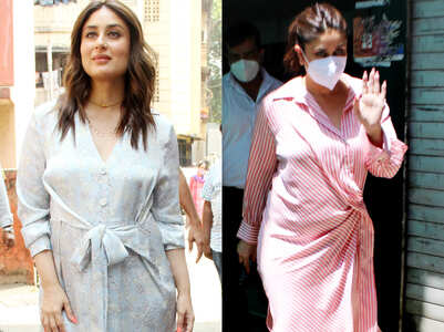 Shirt dress is the new kaftan for Kareena