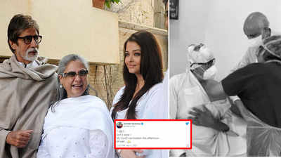 Amitabh Bachchan gets first dose of COVID-19 vaccine along with other family members minus Abhishek Bachchan
