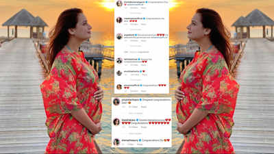 After Dia Mirza announces her pregnancy, Priyanka Chopra, Anushka Sharma among others shower all their love on the mommy-to-be