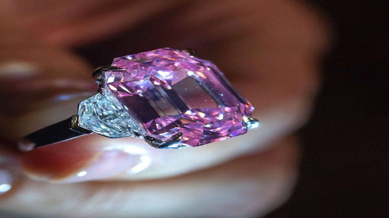 Largest purple-pink diamond ever is up for sale - Times of India