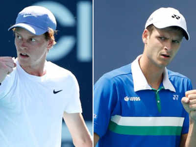 Miami Open: Jannik Sinner and Hubert Hurkacz to meet for Miami Open title |  Tennis News - Times of India