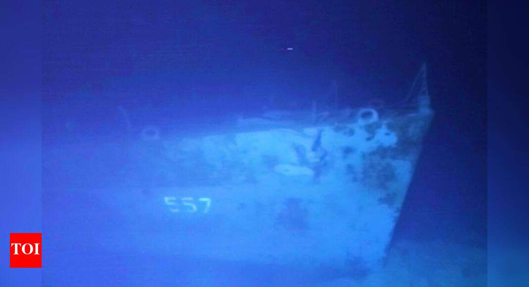  Deepest Wreck Dive Reaches US WWII Ship Off Philippines Times Of India