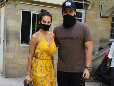 Arjun Kapoor accompanies Malaika Arora to her parents' home for Easter lunch - view pics