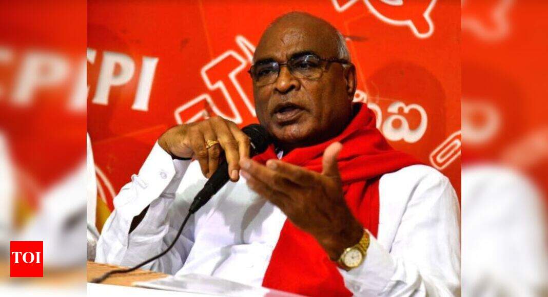 Telangana: Chada Venkat Reddy of CPI demands TRS govt to announce ...