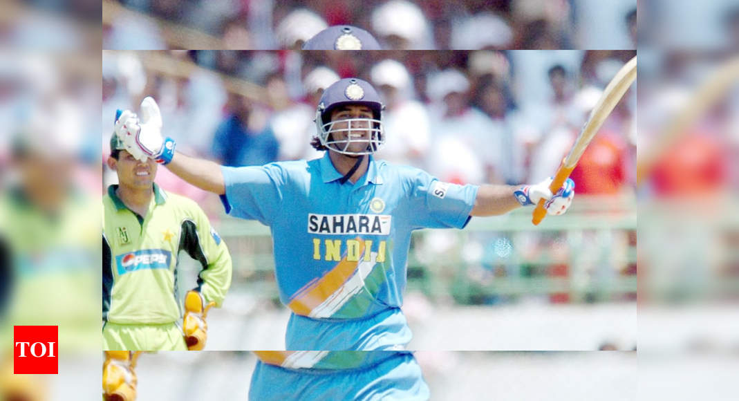 On this day in 2005: MS Dhoni scored his first international century