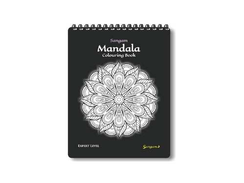 Mandala colouring books with tear-out pages: Get your creations framed