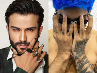 Male nail art is the next big trend and these famous men are flaunting it in style