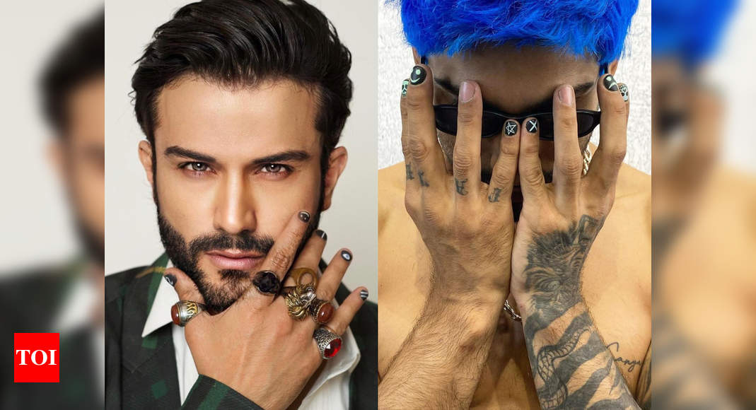 Male nail art is the next big trend and these famous men are flaunting it in style - Times of India
