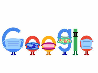 Google Doodle urges people to 'wear masks and save lives'
