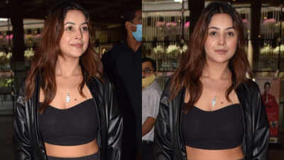 ‘Bigg Boss 13’ contestant Shehnaaz Gill nails an all-black outfit