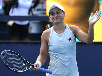 After Miami high, Barty ready for slow transition to clay