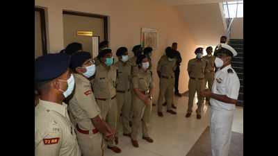 Pune: IPS probationers visit INS Shivaji in Lonavala