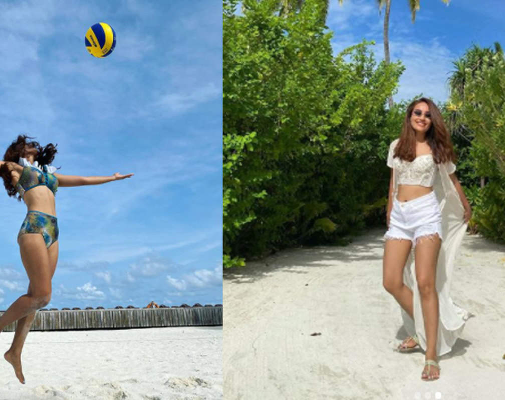 
Surbhi Jyoti shares bewitching pictures from her Maldivian vacay
