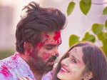 Mayank Gandhi and Hunar Hali's Holi photoshoot