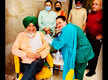 
Jaswinder Bhalla gets his first dose of the Covid-19 vaccine
