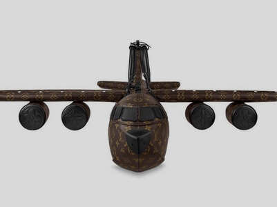 Check out this airplane shaped bag