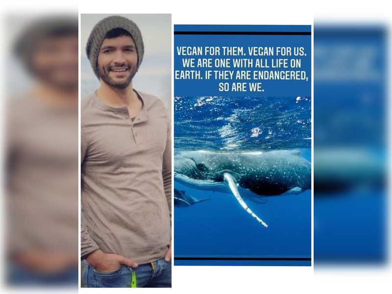 Diganth Manchale urges people to go vegan in his latest post