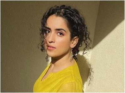 Sanya Malhotra keeps it bright in a yellow outfit