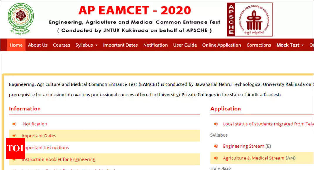 Ap Eamcet Application Form 2023 Printable Forms Free Online